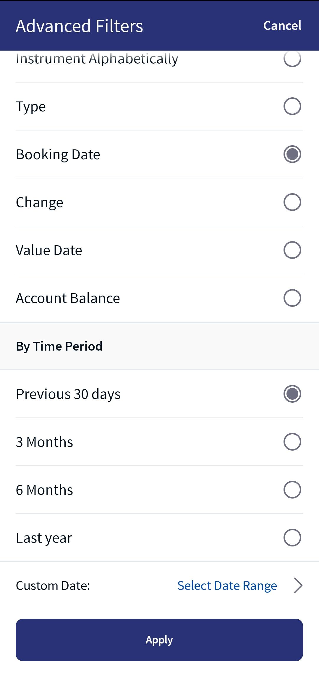 Account Activity